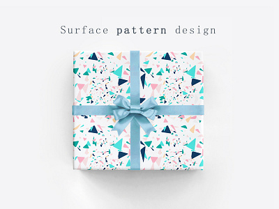 Surface pattern design for wrapping-paper seamless surface pattern design wrapping paper
