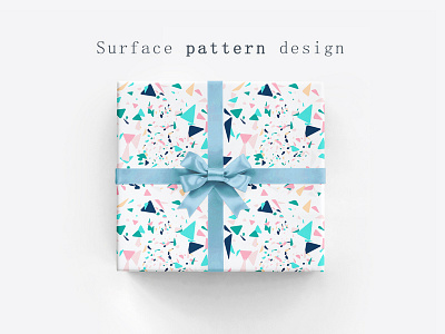 Surface pattern design for wrapping-paper