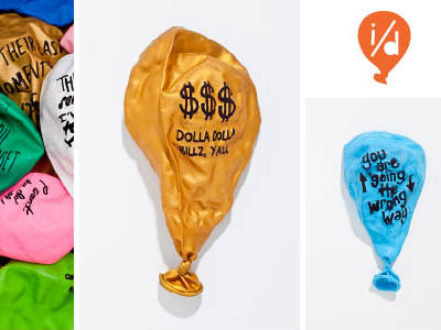 inflated/deflated collaboration typography