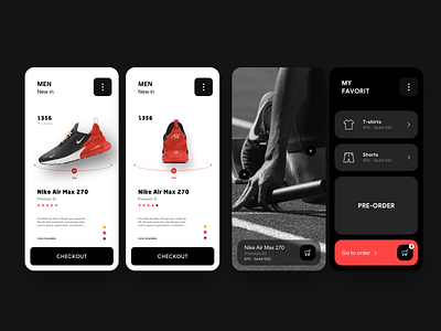 Nike app app app design application branding design dribbble interface mobile nike sketch ui ux web