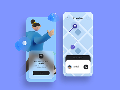 Delivery mobile app