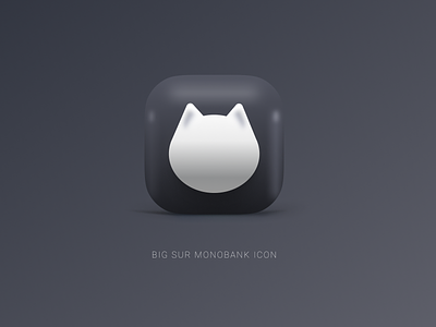 Big Sur icon MONOBANK apple big sur big sur icon bigsur design figma icon iconography icons interface ios mac macos osx icon ui vector
