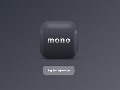 Big Sur mono icon