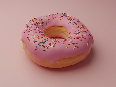 My first 3D Donut in Blender