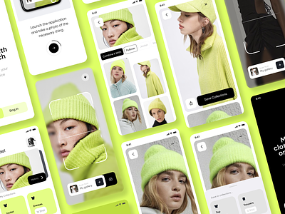 Mobile clothing scanning app mobile app scan scan design scan mobile scanner uiux