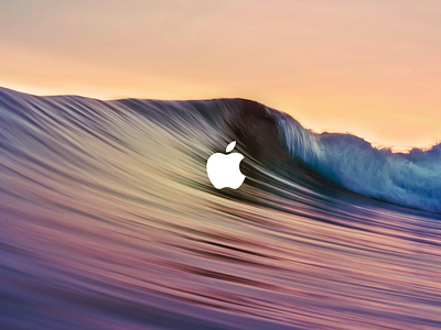 Desktop Wallpaper apple design sunset wallpaper wave