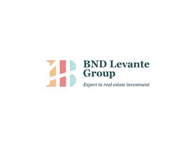 BND Levante Group brand house identity investment logo rays real estate skyscraper sun sunrise the building window