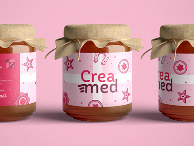 Creamed 3 | Honey brand christmas christmas pastry christmas pastry gift illustraion logo package design sugar xmas