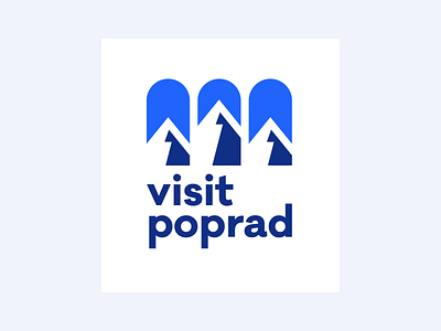 Visit Poprad belfry brand city historic logo logodesign mountains poprad slovakia town visit windows
