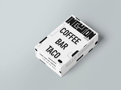 Inclusion Coffee Take-out Box branding design graphic design illustration logo typography