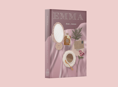Emma Book Cover branding design digital illustration drawing graphic design illustration ipad logo procreate typography