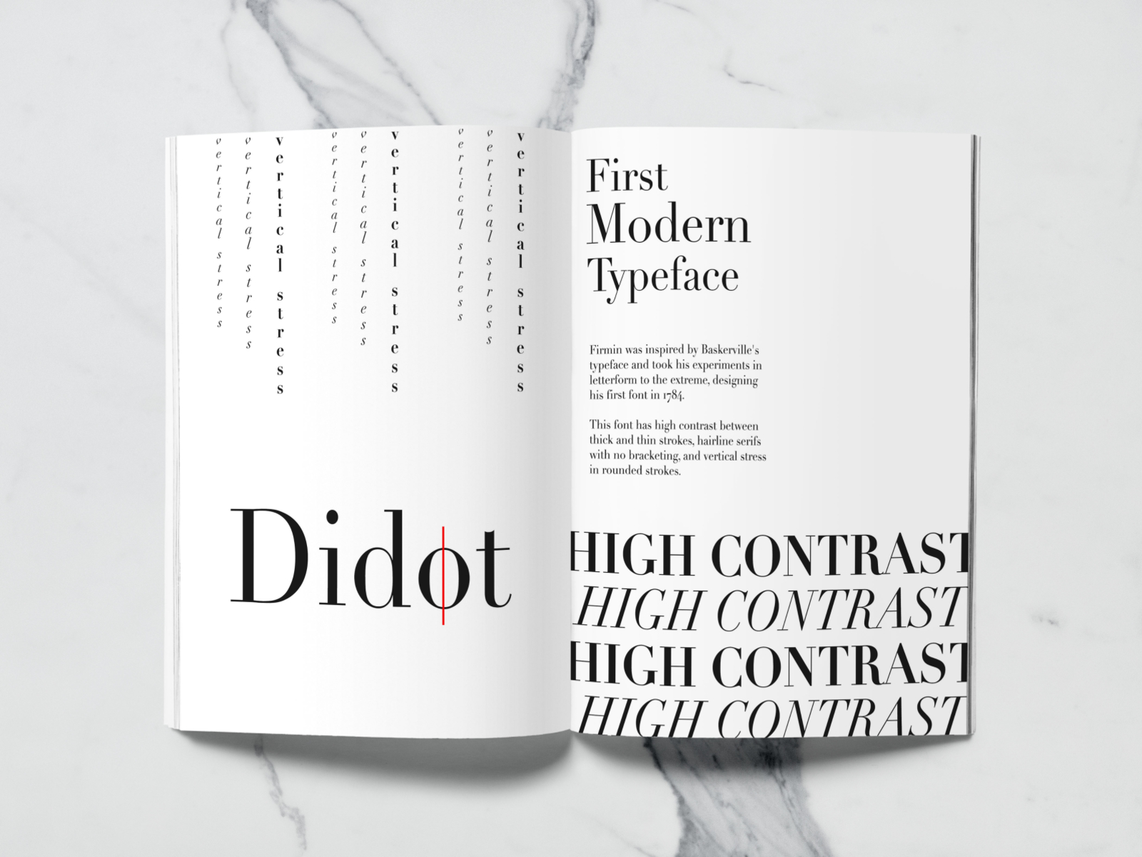 Didot Typeface History Booklet By Sam Marie On Dribbble