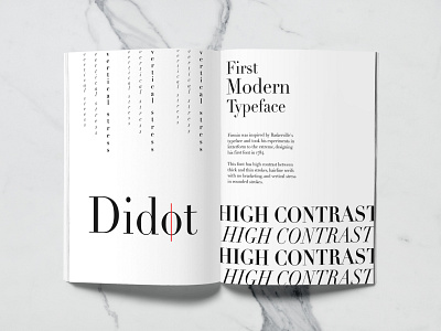 Didot Typeface History Booklet