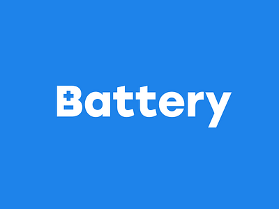 Battery battery b branding brand identity clever negative space font type letter letters logo logotype mark monogram letterform