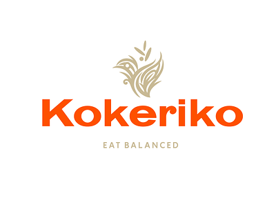 Kokeriko logo bird grass nature branding brand identity logo logotype mark