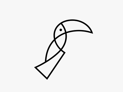 Tukan mark bird branding brand identity logo logotype mark