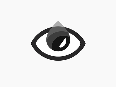Eye tear illustration branding brand identity eye tear cry logo logotype mark