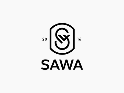 Sawa logo branding brand identity font type letter letters logo logotype mark monogram letterform s sw ws fashion