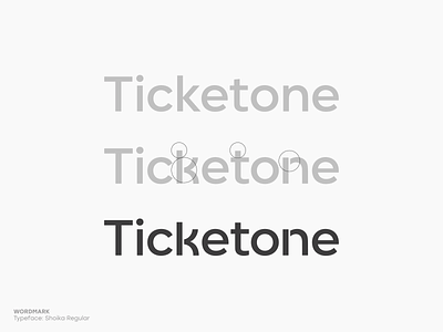 Ticketone wordmark branding brand identity logo logotype mark