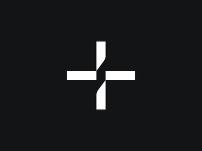Cross mark branding brand identity cross swiss logo logotype mark monogram s negative space