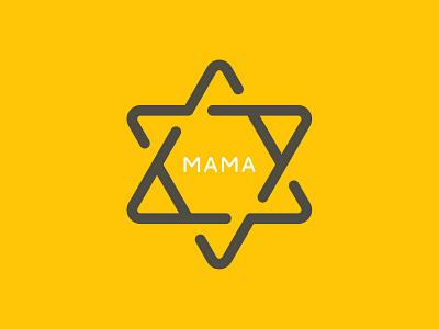 Mama (David star) idea brand branding identity jude logo logotype mama six pointed star