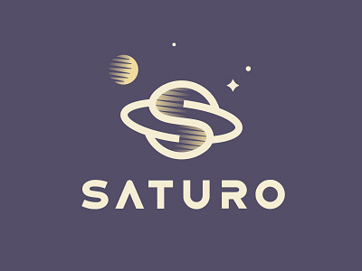 Saturo logo brand identity branding letter logo logo design logos logotype mark planet saturn s space
