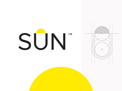 Sun logo branding identity font type letters logo logotype mark sun planet nature