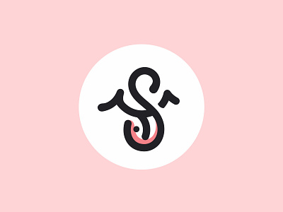 SY smile branding identity font type letter letters logo logotype mark monogram letterform syfy tongue face smile