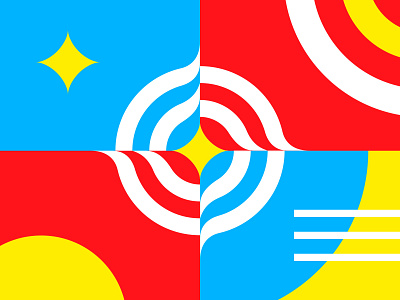 Target Pattern branding identity color colors colorful logo logotype mark star sun light target goal religion god