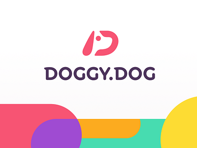 Dog logo branding brand identity d dog doggy show shows letter letters logo logotype mark monogram letterform negative space smart clever