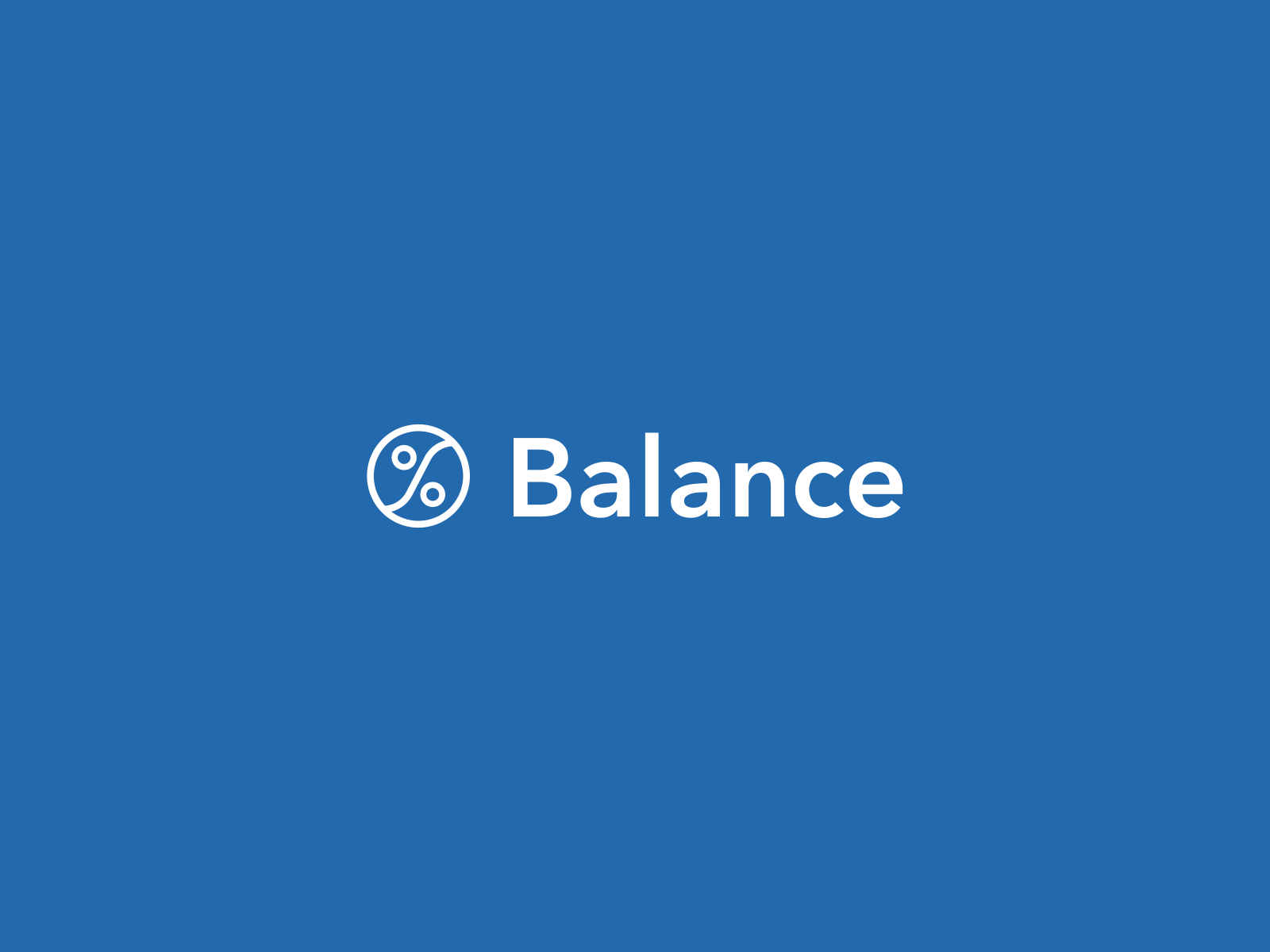 Balance logo by Sergey Yakovenko on Dribbble
