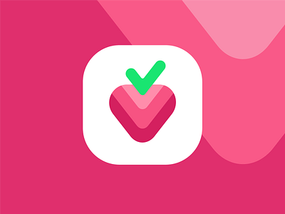 Kidberry app icon berry fruit branding brand identity logo logotype mark smart clever task done tick layers