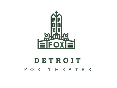 Fox Theatre city detroit icon marquee theater theatre