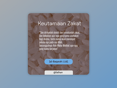 Instagram post - Keutamaan zakat