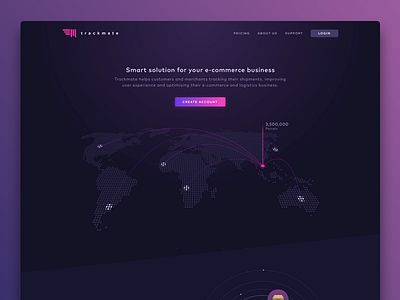 Trackmate Landing Page