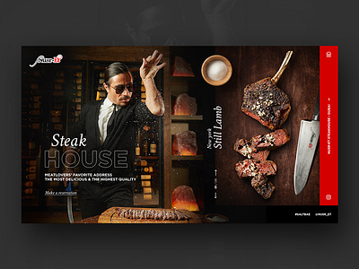 Nusr-Et website creative design nusr et saltbae steakhouse uidesign webdesign website