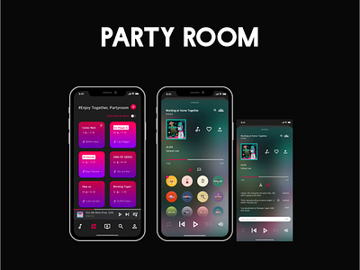 VIBE | Party room 3d animation app branding design graphic design illustration logo motion graphics typography ui ux vector