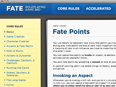 Fate Roleplaying Game SRD