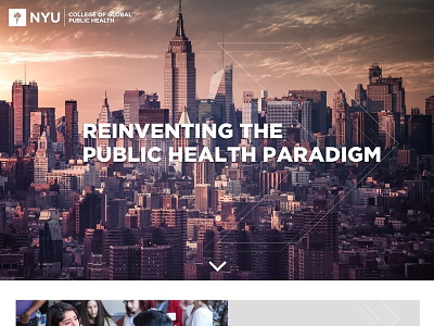 NYU Public Health Style Tile option