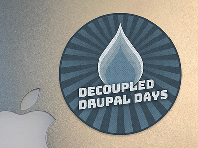 Decouple Drupal Days Sticker 1 decoupled drupal sticker