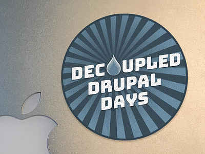 Decouple Drupal Days Sticker 3 — My favorite one decoupled drupal sticker
