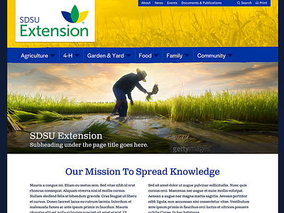 South Dakota State University Extension Website