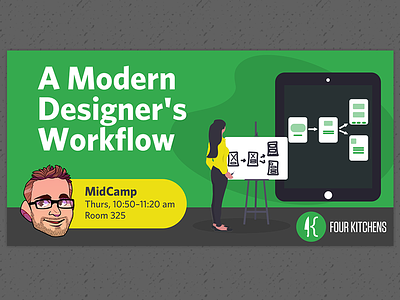 A Modern Designer's Workflow Talk Graphic