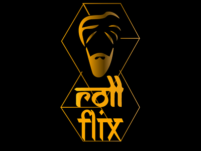 Roll Flix branding design graphic design icon illustration logo typography vector