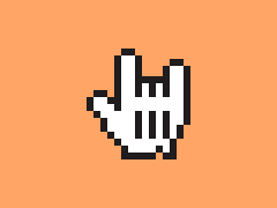 Rock Hand Cursor