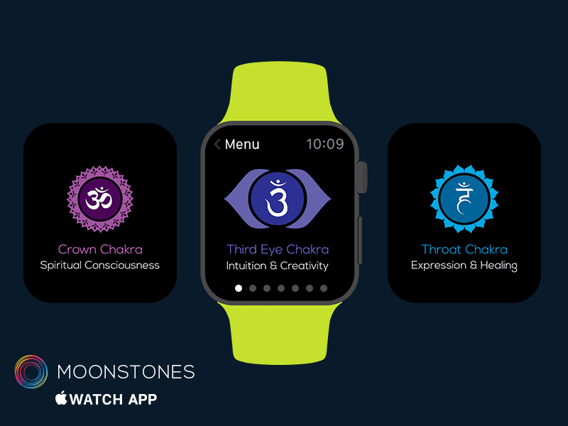 Moonstones- Apple Watch User Interface apple watch app design