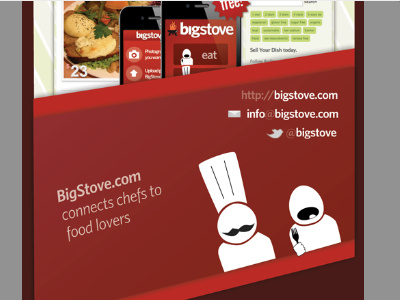 BigStove flyer chef collaborative consumption dinner fire food p2p stove