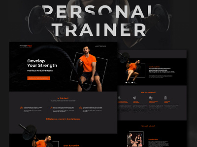 Landing Page: Personal Fitness Trainer
