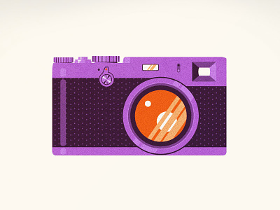 Camera camera illustration orange purple