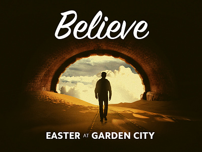 Easter 2015 - Believe christian easter holiday